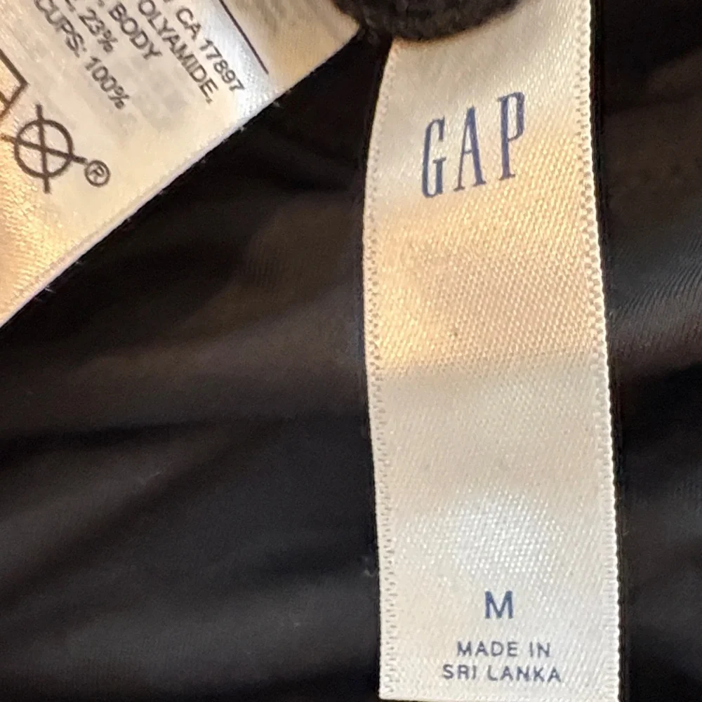 GAP Black One-Piece Swimsuit with Front Knot - Picture 3 of 3